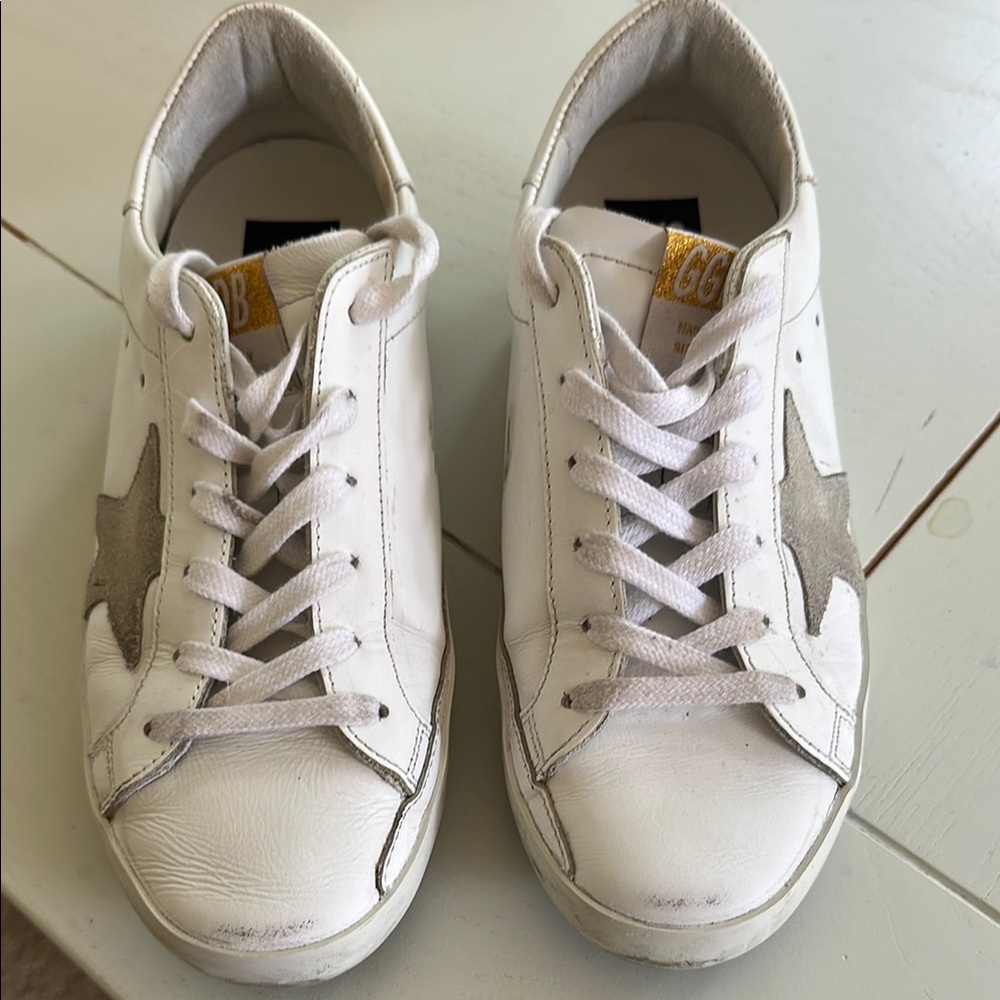 Golden Goose superstar leopard sneakers